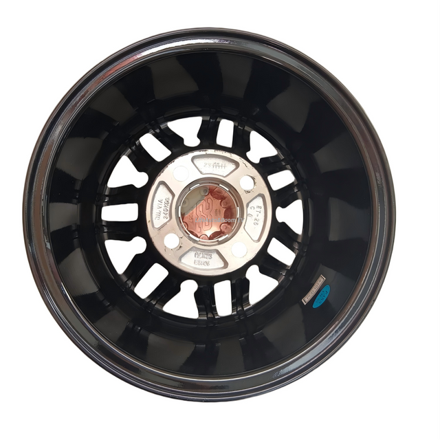 Aluminum Brilliant Black Golf Cart Wheel Hub NBR12-32 （12x7-4-101.6-70.7-negative25 ）