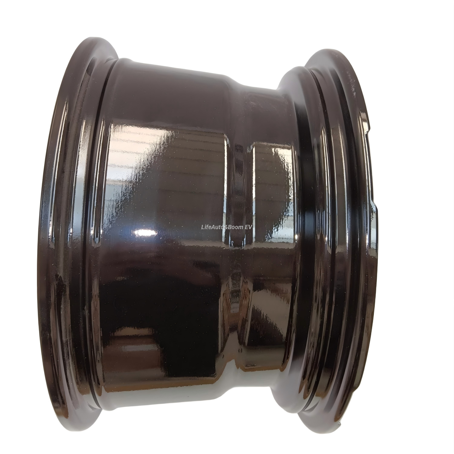 Aluminum Brilliant Black Golf Cart Wheel Hub NBR12-06C (12x7-4-101.6-70-38)