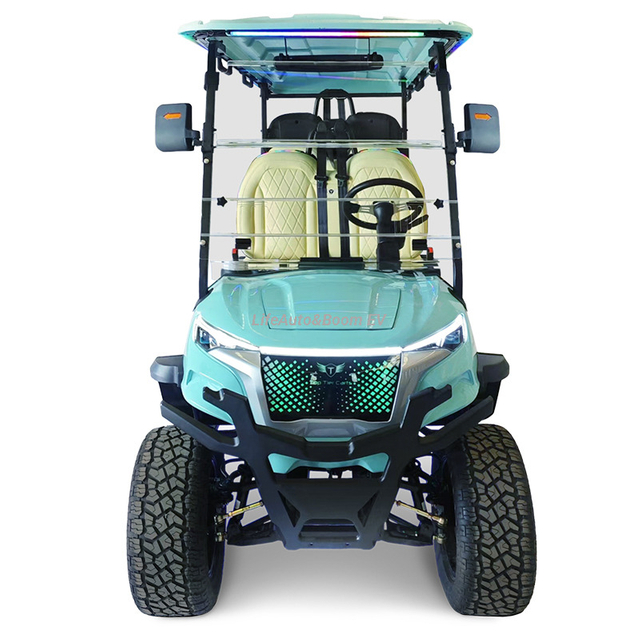 Customized 4-Seater Electric Golf Cart AC Motor and Lithium Battery for Sightseeing and Hunting