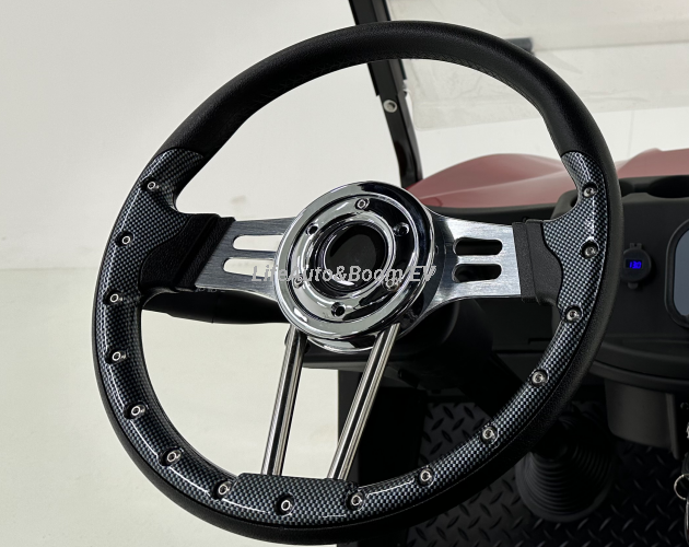 Chrome Golf Cart Steering Wheel 
