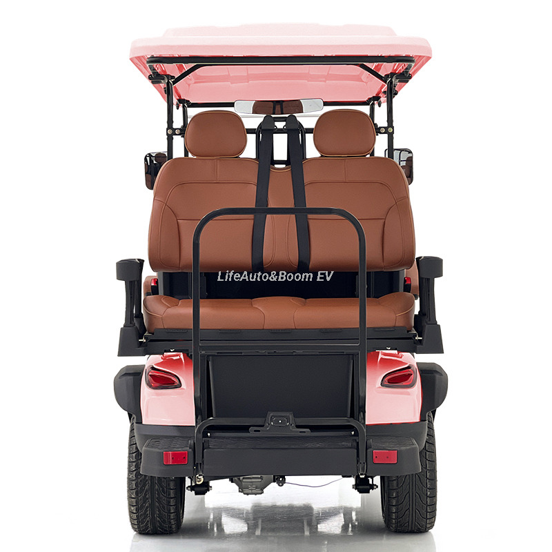 High-performance Popular Golf Cart for Leisure Sightseeing with 4 Passengers and an Instrument Panel