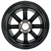 Aluminum Brilliant Black golf cart wheel hub NBR10-07 (10x7-4-101.6-72-negative12)
