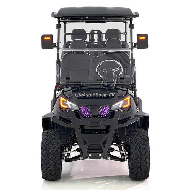 High Quality Agile Maneuver Electric Golf Cart with Lightweight Seat 48V Battery Voltage