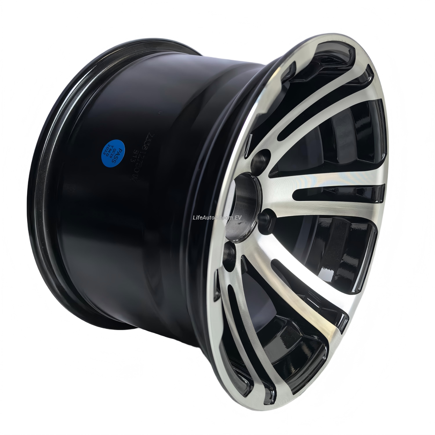 Brilliant Black Golf Cart Wheel Hub NBR12-01B（12X7-4-101.6-70-negative10）