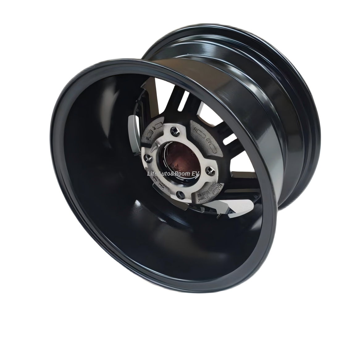 Aluminum Brilliant Black NBR12-03A （12x7-4-114.3-70-negative12 ）