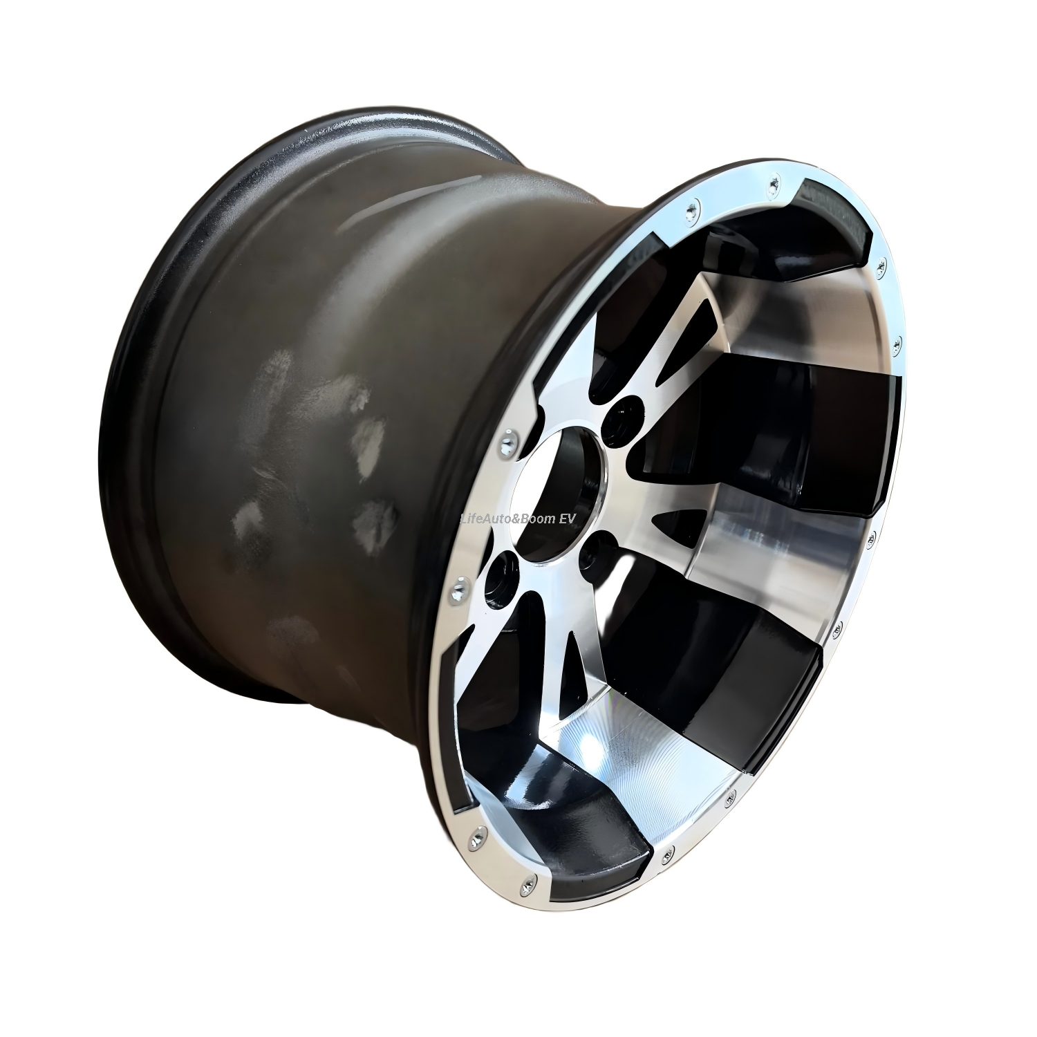 Aluminum Brilliant Black NBR12-10(12x8-4-101.6-70-negative10）