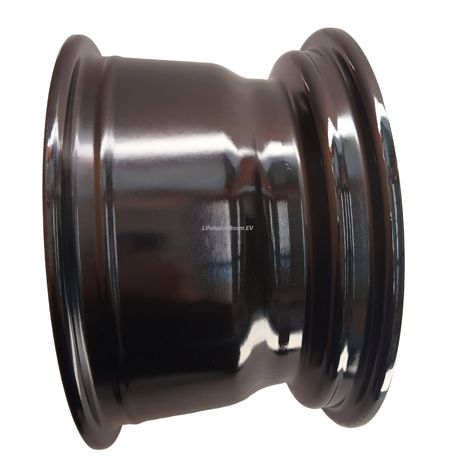 Aluminum Brilliant Black Golf Cart Wheel Hub NBR12-32 （12x7-4-101.6-70.7-negative25 ）