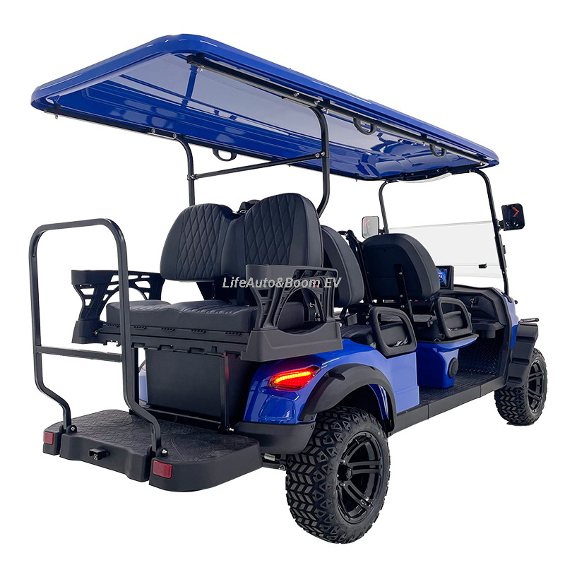Durable Electric Golf Cart with Smooth Acceleration and Shock-Absorb Seat 48V Battery Voltage
