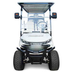 Intelligent 5kw Motor Electric Golf Cart with 48v Battery Upgraded Steel And Plastic Material