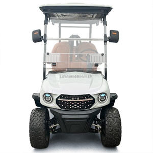 Ladies' 4-Seater Electric Golf Cart with Graceful Design and Unique Shape Compatible with Club Car