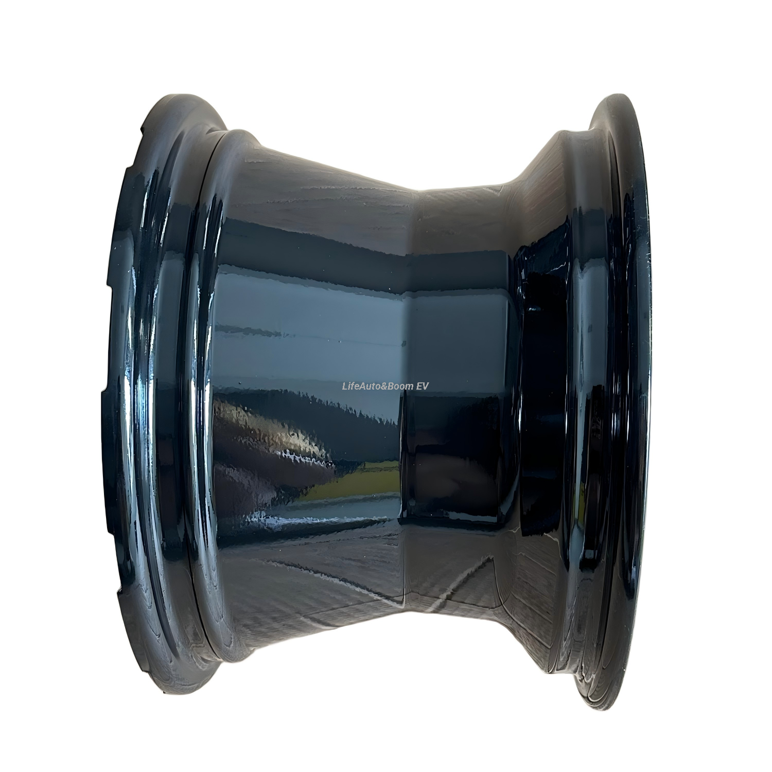 Aluminum Brilliant Black Golf Cart Wheel Hub NBR10-08(10x7-4-101.6-68-12.7)