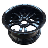 All-black Golf Cart Wheel Hub NBR14-09B (14x7-4-101.6-70-negative12.7)