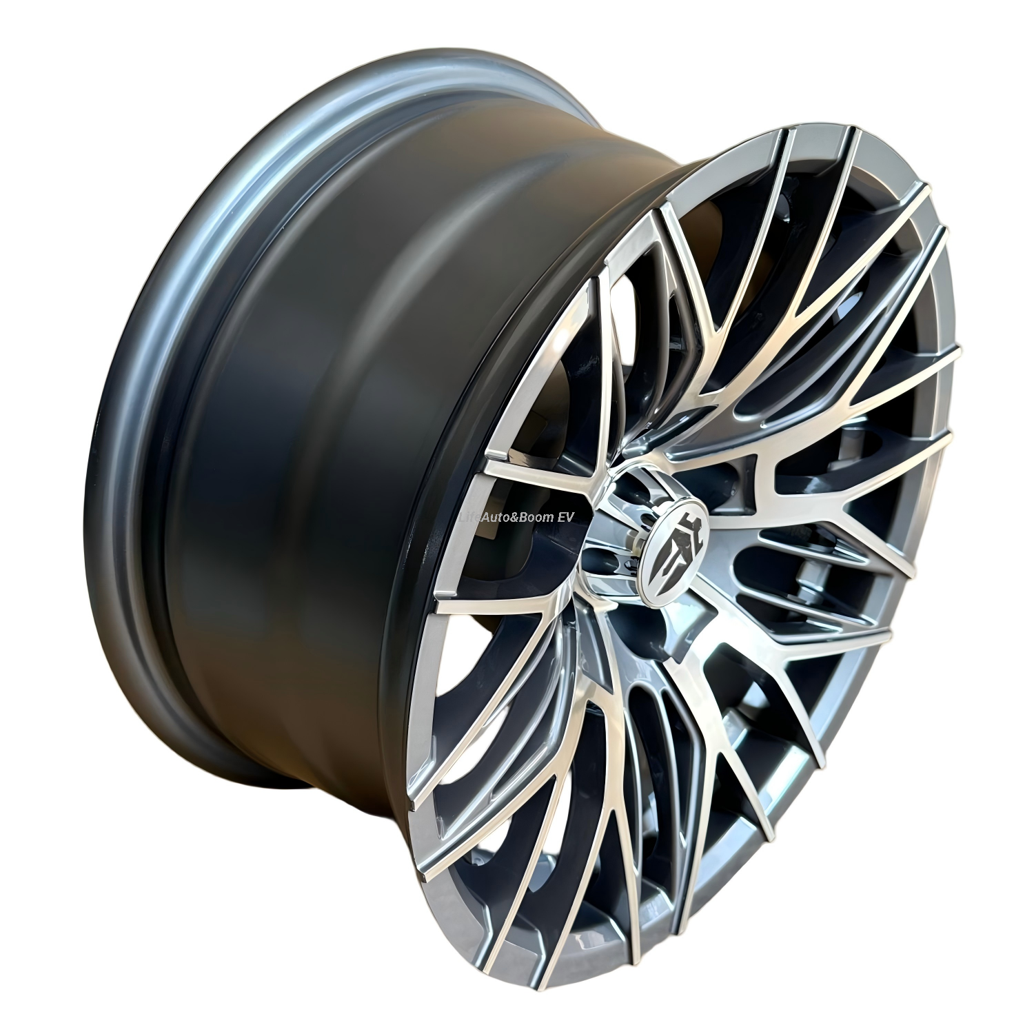 Aluminum Grey Golf Cart Wheel Hub BR14-29A ( 14x7-4-101.6-68.2-negative25)