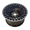 Aluminum Brilliant Black NBR14-16 Golf Cart Wheel Hub (14x7-4-101.6-68.5-negative20) 