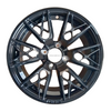 Aluminum All-Black Golf Cart Wheel Hub NBR14-14 (14x7-4-101.6-70-negative20 )
