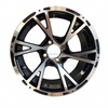 Aluminum Brilliant Black Golf Cart Wheel Hub NBR14-21(14x7-4-101.6-72-negative25)
