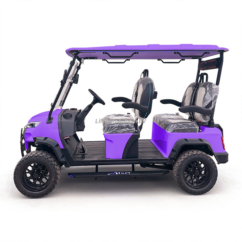 Customized 4-Seater Electric Golf Cart AC Motor and Lithium Battery 