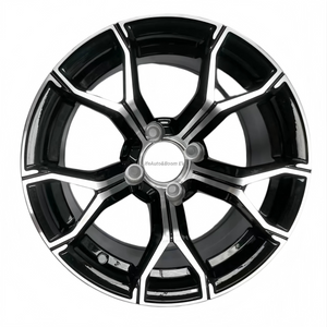 Aluminum Brilliant Black Golf Cart Wheel Hub NBR12-05 （12x7-4-101.6-70-negative10)