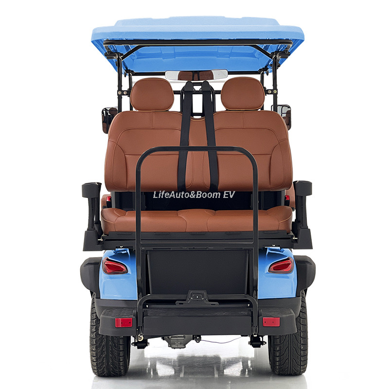 High-Performance 5kw Electric 2+2 Passenger Golf Cart DOT and EEC Certified for Leisure Sightseeing