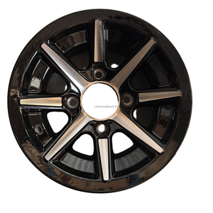 Brilliant Black​ Golf Cart Wheel Hub 10x6-4-101.6-70-0 （NBR10-02)