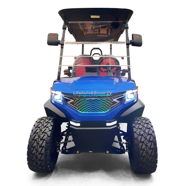 Customized 4-Seater Electric Golf Cart with 48V AC Motor and Lithium Battery for Sightseeing and Hunting