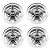  Forklift-Style 5-Spoke SS Wheel Cover - 8-Inch Rim Hubcap for Golf Carts & Electric Sightseeing Vehicles