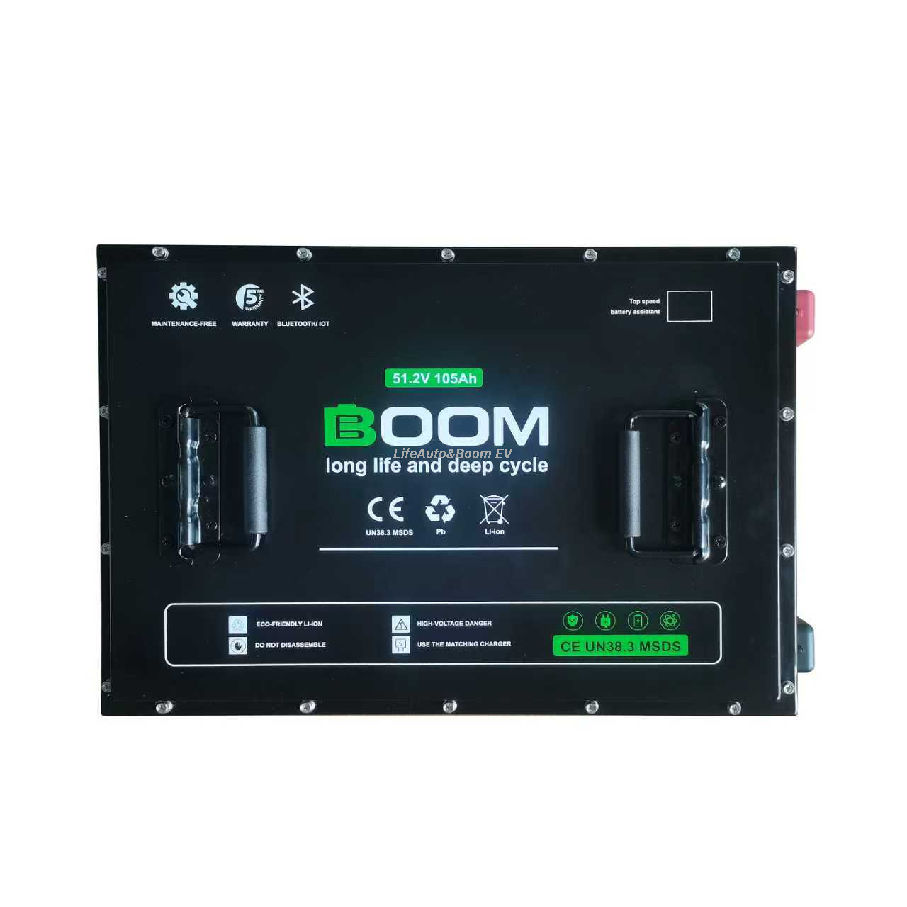 Mobile APP Control Monitor 51.2V105Ah Battery Used for Golf Carts