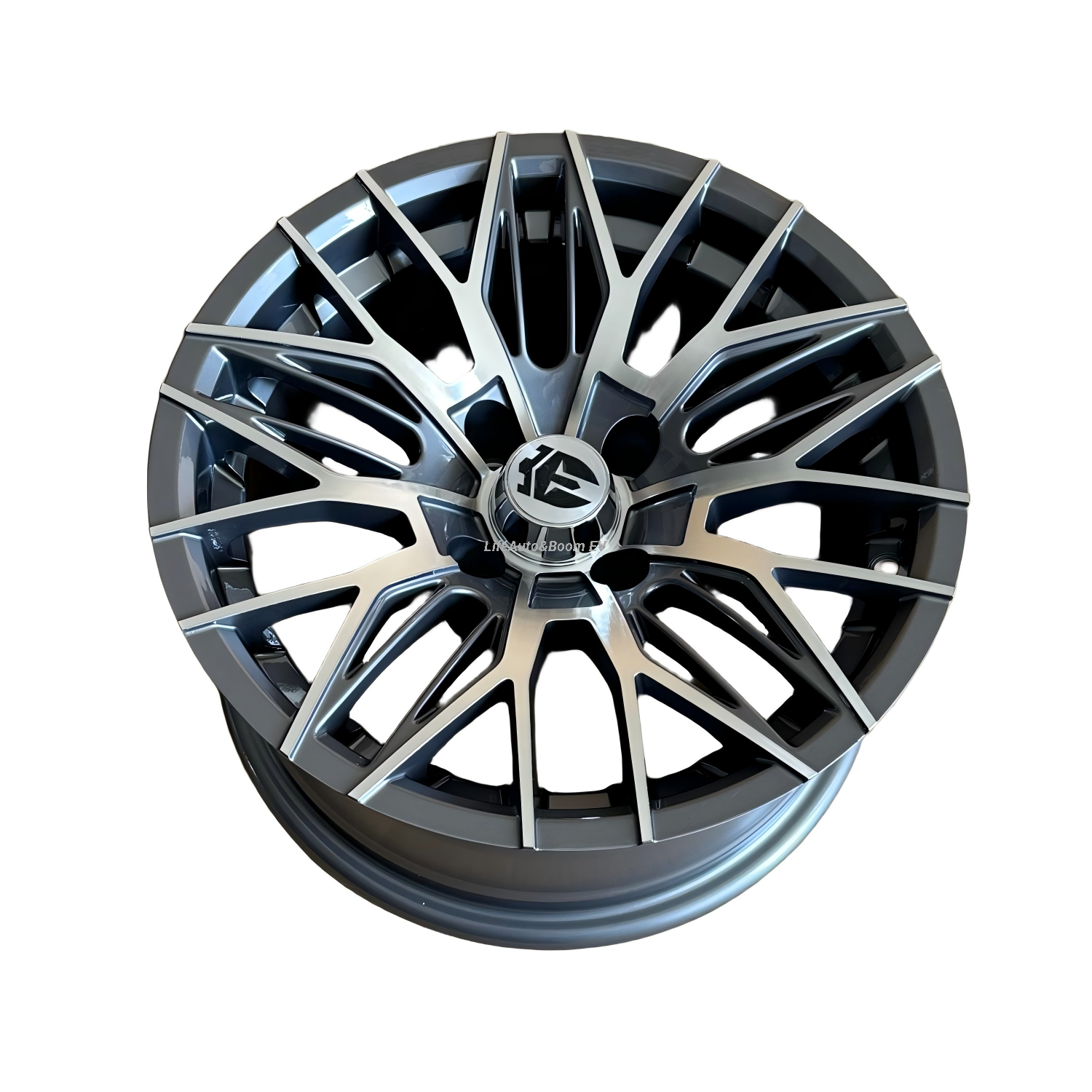 Aluminum Grey Golf Cart Wheel Hub BR14-29A ( 14x7-4-101.6-68.2-negative25)