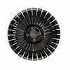Aluminum Brilliant Black NBR14-16 Golf Cart Wheel Hub (14x7-4-101.6-68.5-negative20) 