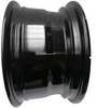 Aluminum Brilliant Black Golf Cart Wheel Hub NBR14-12B(14x7-4-101.6-70-negative12)
