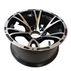 Aluminum Brilliant Black Golf Cart Wheel Hub NBR14-21(14x7-4-101.6-72-negative25)