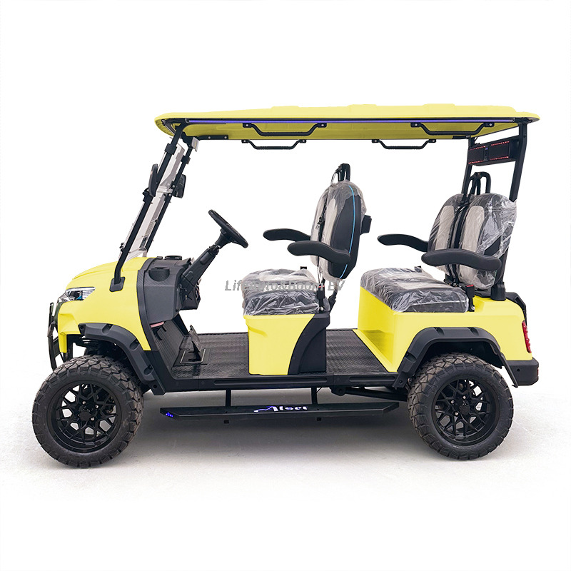  4-Seater Electric Golf Cart AC Motor and Lithium Battery for Sightseeing and Hunting