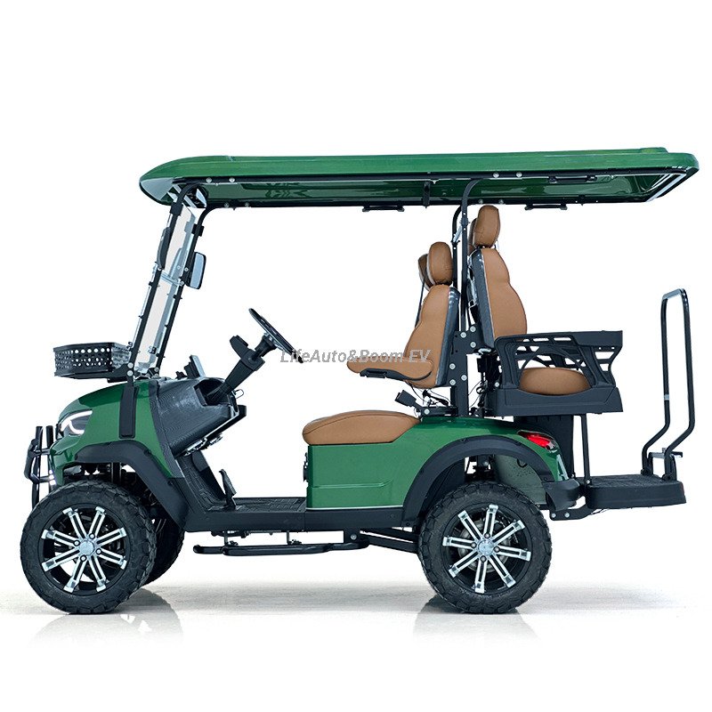 Best-Selling 2+2 Seater All-in-One 48V Electric Golf Cart Aluminum Frame Club Car with EEC and DOT Certificate