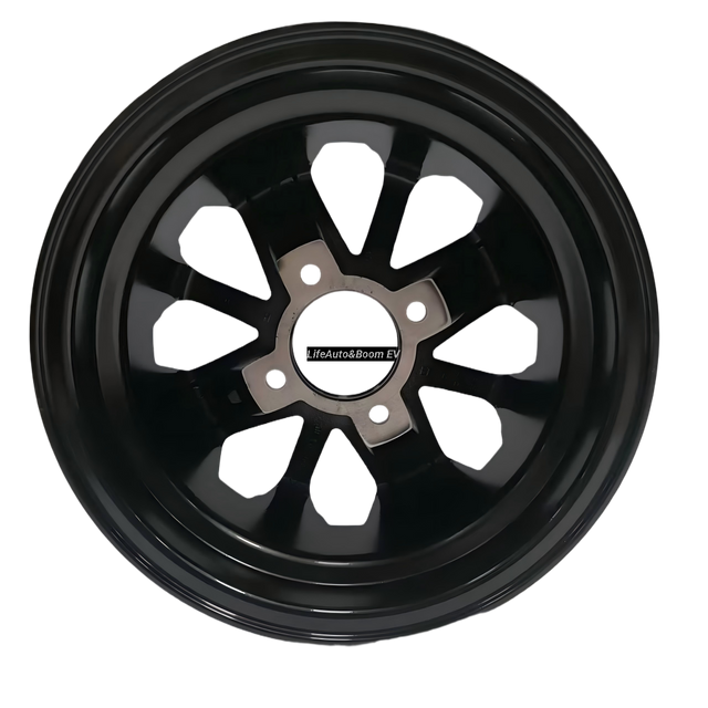 Aluminum All-black Golf Cart Wheel Hub NBR12-08（ 12x7-4-101.6-70-negative18）