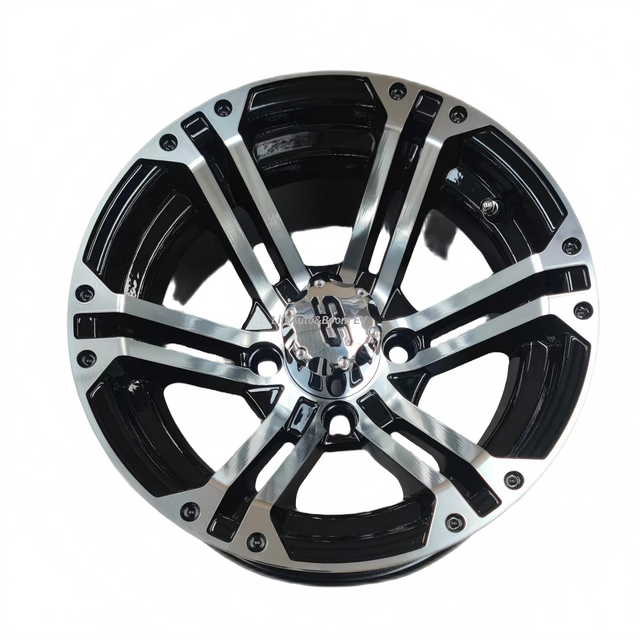 Aluminum Brilliant Black NBR12-03A （12x7-4-114.3-70-negative12 ）