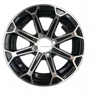 Aluminum Brilliant Black Golf Cart Wheel Hub NBR12-16（12x7-4-101.6-70-negative12）