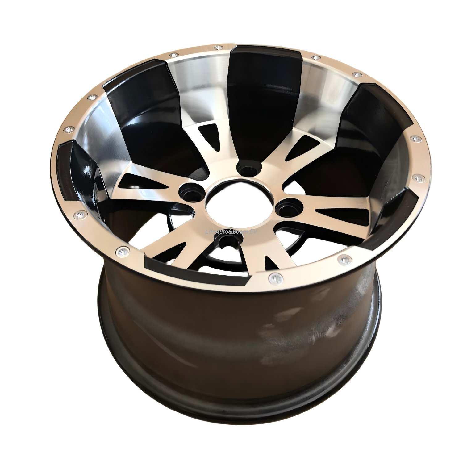 Aluminum Brilliant Black NBR12-10(12x8-4-101.6-70-negative10）