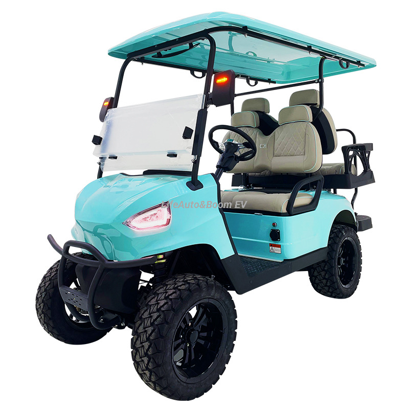 Factory Priced Electric Golf Cart with Comfort Seats & Responsive Brakes 48v Battery Voltage
