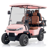 High-performance Popular Golf Cart for Leisure Sightseeing with 4 Passengers and an Instrument Panel
