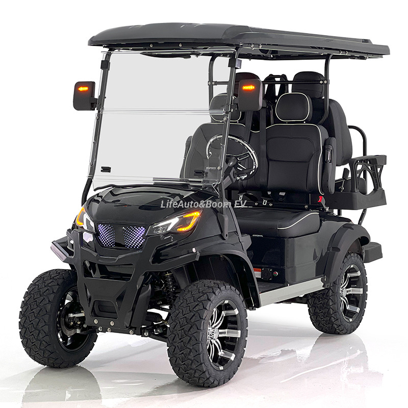 High Quality Agile Maneuver Electric Golf Cart with Lightweight Seat 48V Battery Voltage