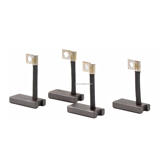 Gas Golf Cart Starter Motor Carbon Brushes - Replacement Set for Club Car (#101869302) & EZGO (#16888-G1)