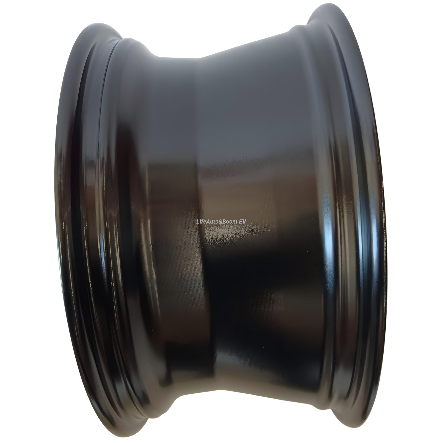 14''rim Aluminum brilliant black Golf Cart Wheel Hub NBR14-23 (14x7-4-101.6-72-negative25)