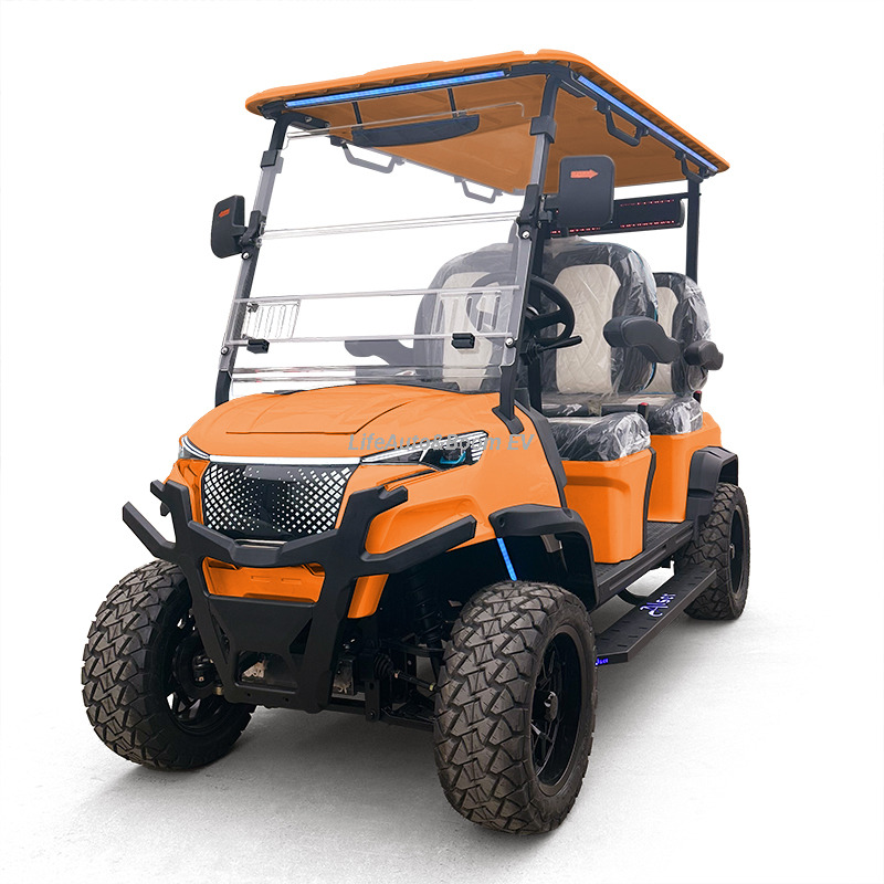 Customized 4-Seater Electric Golf Cart with Lithium Battery for Sightseeing and Hunting
