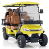 Custom-Made 72 Volts Electric Golf Carts with 6 Seats Street Legal for Golfing Made in China
