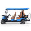 6-Seater Off-Road Electric Golf Cart Steel and Plastic Hunting Club Car with Metal Frame Electric Golf Scooter