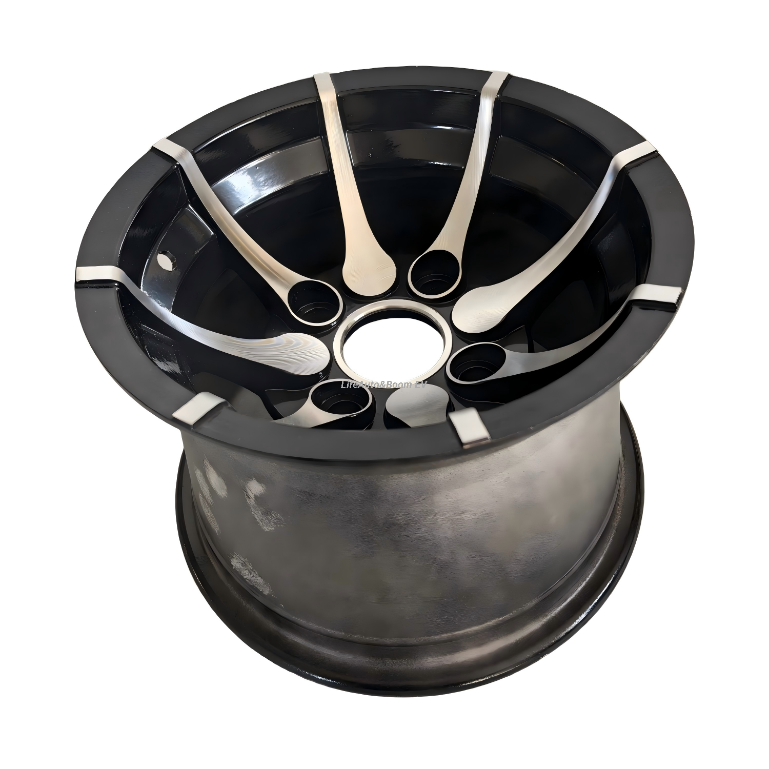 Brilliant Black Golf Cart Wheel Hub 10X7-4-101.6-58 -negative10 （NBR10-09)