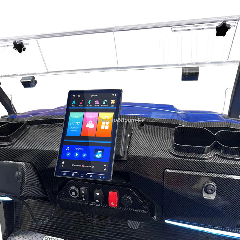 Customized 4-Seater Electric Golf Cart with 48V AC Motor and Lithium Battery for Sightseeing and Hunting