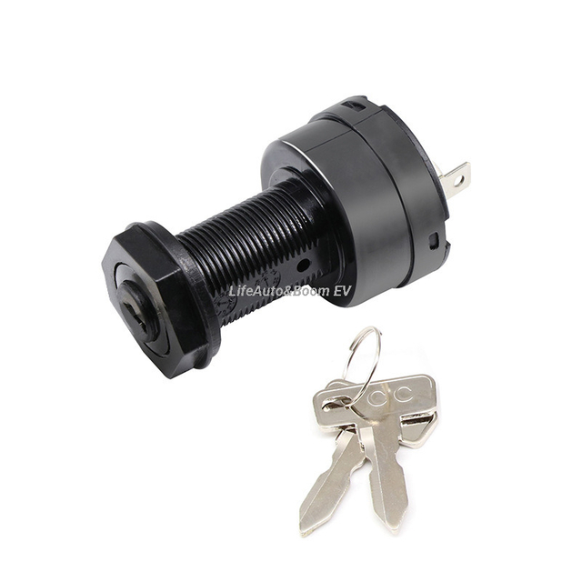 Club Car Precedent Golf Cart Accessory Ignition Switch with Key (Part #102508601)