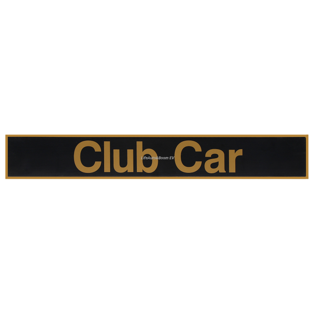 Club Car Golf Cart Logo Badge Sightseeing Vehicle Front Cowl Emblem 102502601